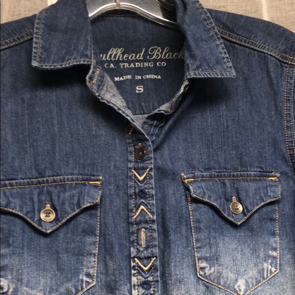 Denim button down shirt - Picture 3 of 4